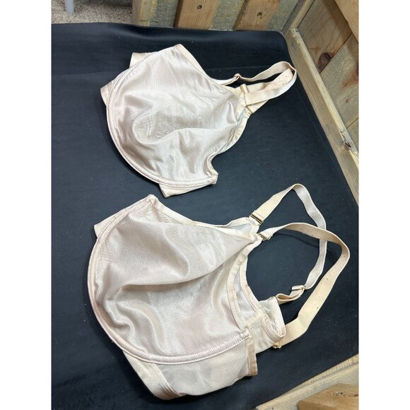 Lot Of 2 Soma 38H Unbelievable Minimizer Bras Beige Nylon/Spandex - Picture 7 of 7